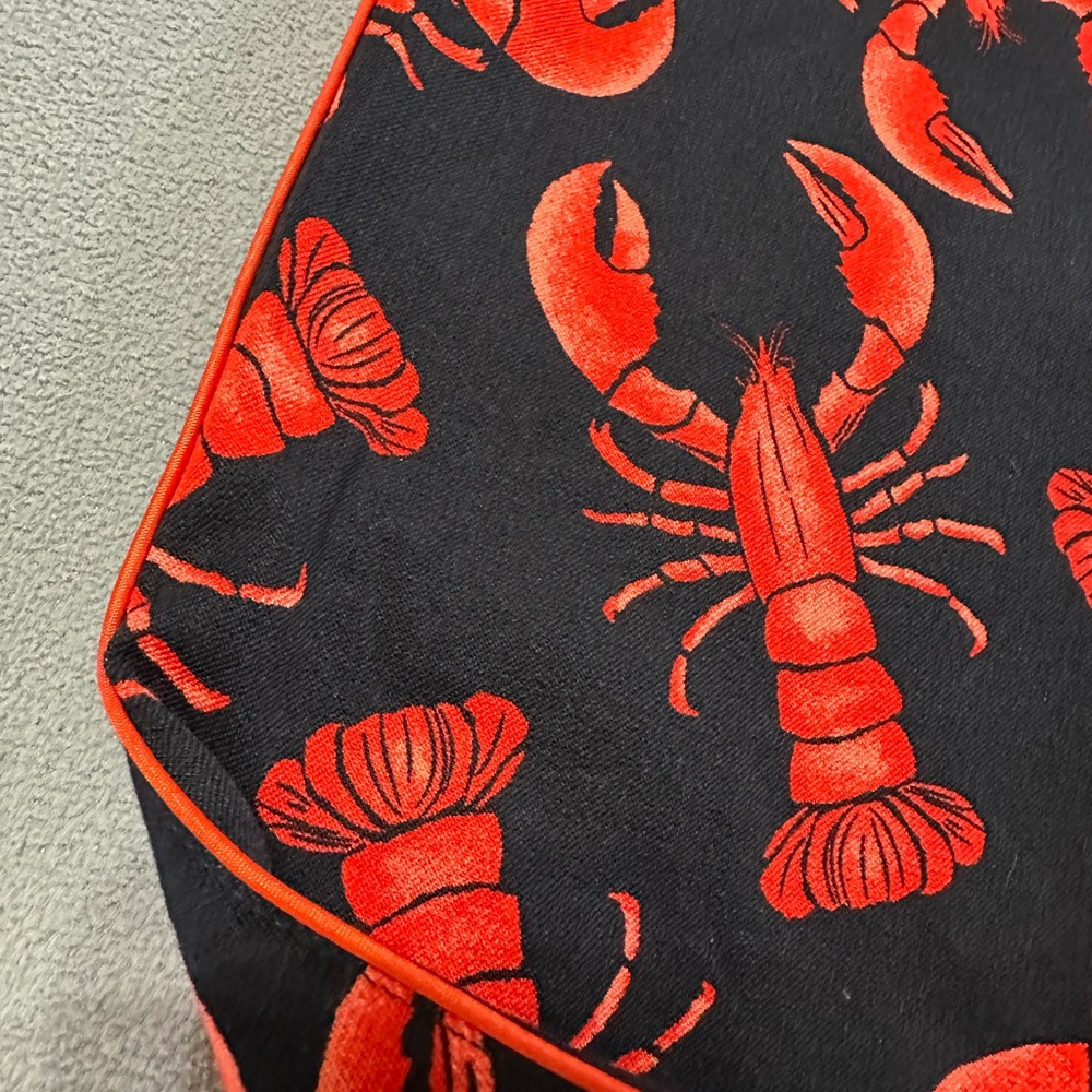 Old Navy Navy Pants with Red Lobster Motif - Picture 5 of 7